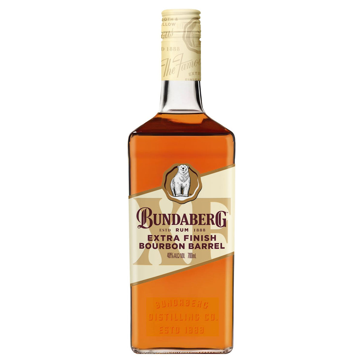 Bundaberg Extra Finish Bourbon Barrel Rum 700mL - Liquor Star Online
