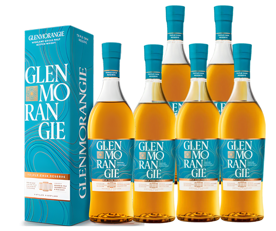 Glenmorangie&Laddie Eight ３本 <eco53> Glenmorangie Triple Cask Reserve 700ml 6 Bottles Case Deal