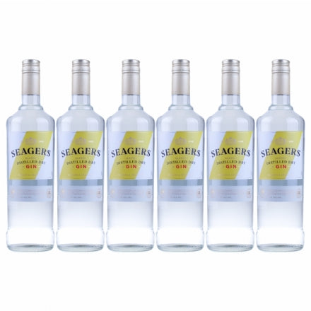 Seagers Gin 1L 6Pk Bottle Case Deal