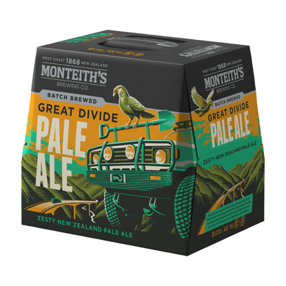 Monteiths Great Divide Pale ale 12pk Btls