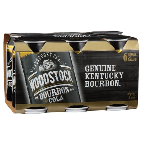 Woodstcok 7% 6 Pack 330ml Cans