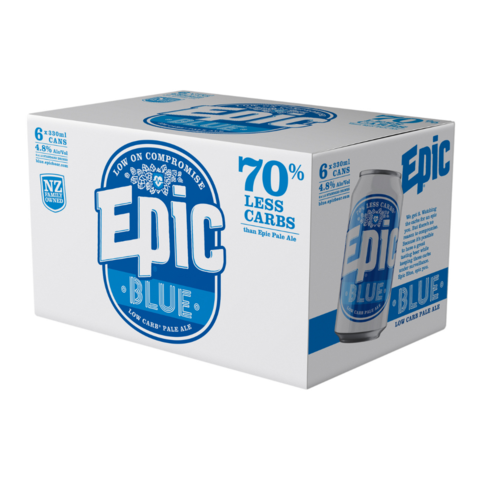 Epic Low Crab Blue 6Pk Cans