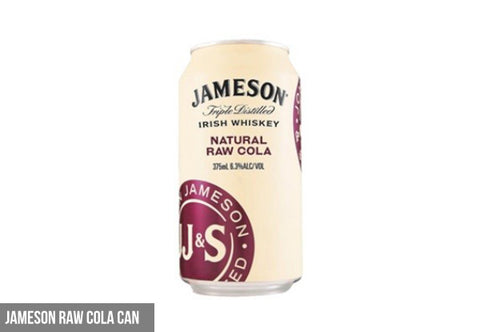 Jameson and raw cola 4pk Cans 375ml