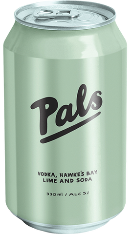 Pals Vodka, Lime, Soda 10pk 330ml cans