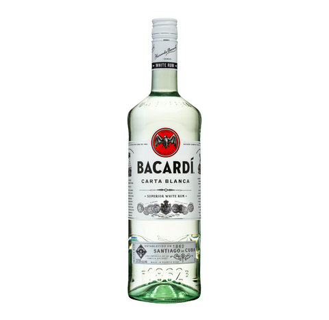 Bacardi White Rum 1L 6Pk