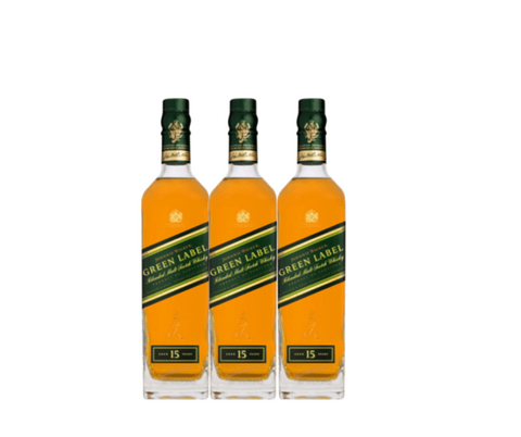 Johnnie Walker Green Label 700ml X 3 Bottles