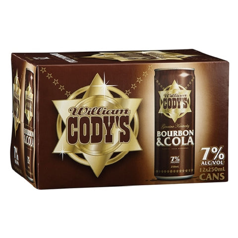 Cody 7% 12pk cans 250ml