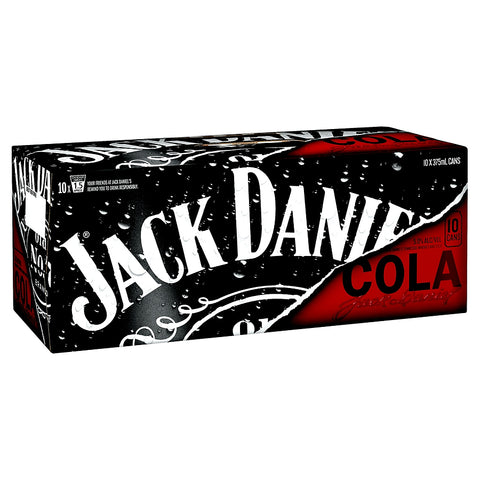 Jack Daniels and Cola 10pk 330ml Cans