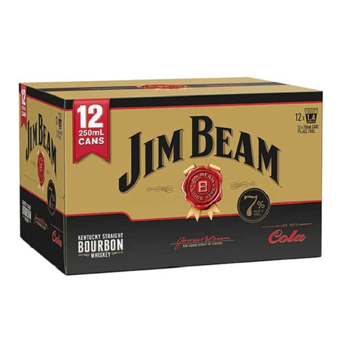 Jim Beam 7% (12Pk 250ml C)