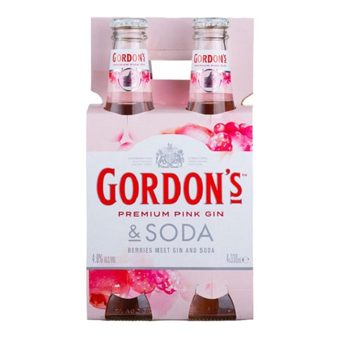 Gordons  Pink (4Pk 330ml Bt)