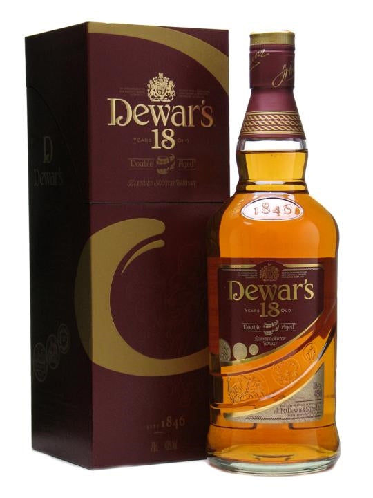 Dewars 18YO Double Aged Blended Scotch Whisky 700ml – Liquor Star