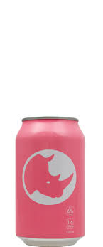 Pink Rhino  gin, raspberry, strawberry 4pk 330ml cans