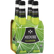 Midori Illusion Vodka, Pineapple 4pk 275ml btls