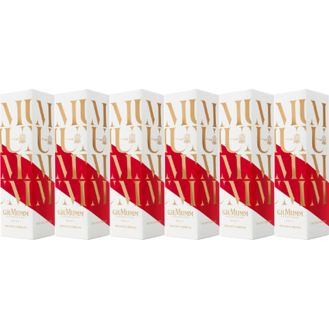 Gh Mumm Grand Cordon champagne 750ml 6Pk Bundle Deal