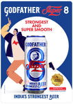 Godfather Super 8 Strong Beer 8% 500ml Cans