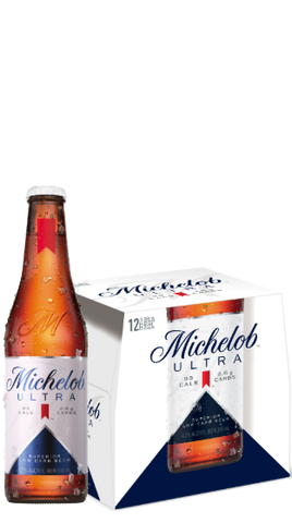 Michelob Ultra 4.8% 12 Pack Bottles 355mL