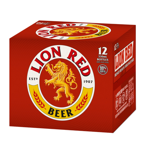 Lion Red 12 Pack Bottles 330ml