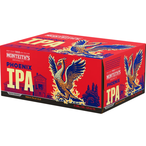 Monteiths Pheonix IPA 12 Pack Cans 330ml