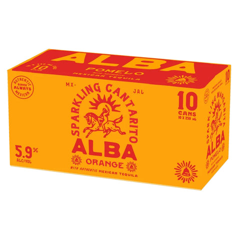 Alba Sparkling Cantarito Margarita 10Pk Cans