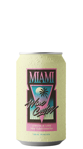 Miami Wine Cooler Lemon Lime 5% 6Pk Cans