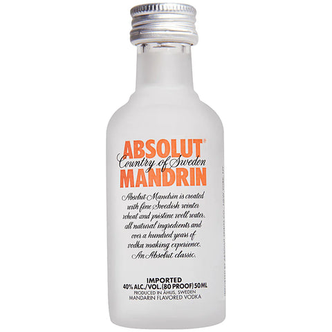 Absolut Mandrin Vodka 50ml Mini