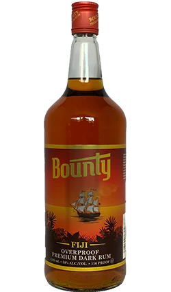 Bounty ovenproof Rum 58% 1125ml