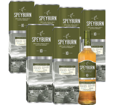 Speyburn 10YO Speyside Single Malt Whisky 700ml 6 Bottles Case Deal