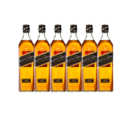 Johnnie Walker Black Label 12yo 700ml 6Pk Case Deal