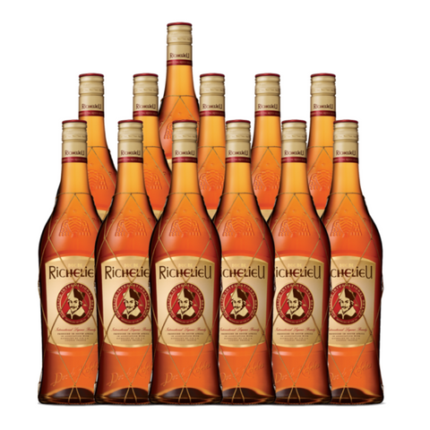 Richelieu Brandy 750ml 12 Pk Case Deal