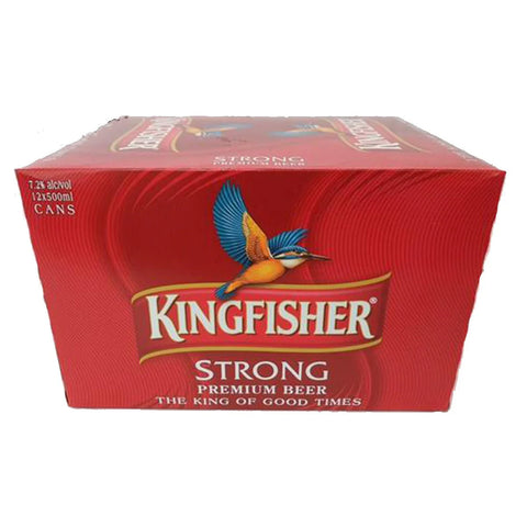 kingfisher Strong 12 Pack Cans 500ml