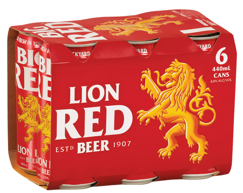 Lion Red 6 Pack Cans 440ml