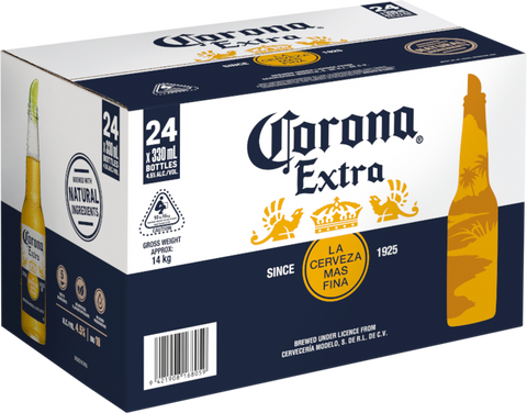 Corona Extra 330mL Bottle 24 Pack