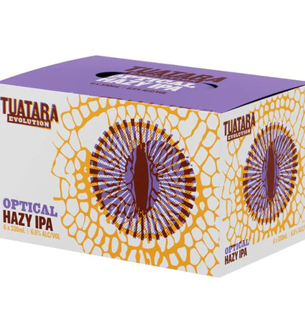 Tuatara Brightside Optical Hazy IPA 6 Pack Cans 330ml