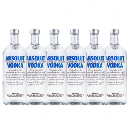 Absolut Vodka 1L 6Pk