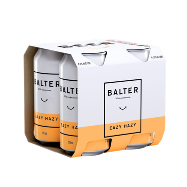 Balter Easy Hazy 4 Pack Cans 375ml