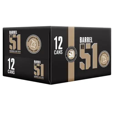Barrel 51 7% 18 Pack Cans 250ml