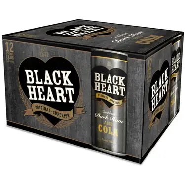 Black Heart & Cola 7% 12 Pack Cans 250ml
