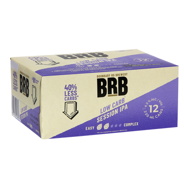 BRB Low Carb Session IPA 12 Pack Cans 330ml