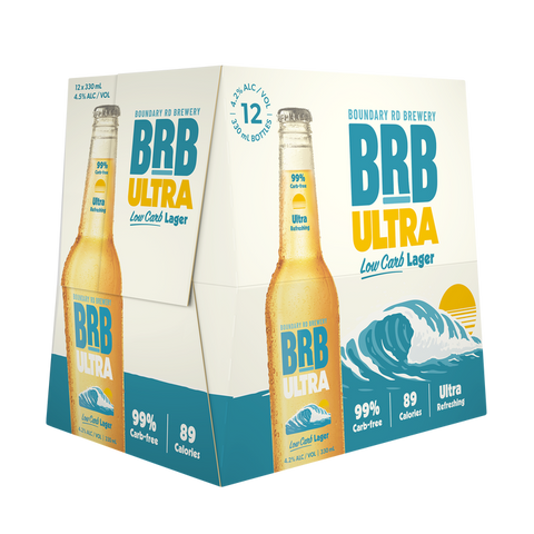 BRB Ultra Low Carb 12 Pack Bottles 330ml