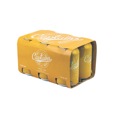 Captains Beer Hazy IPA 6 Pack Cans 330ml