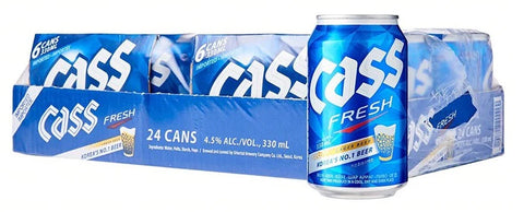 Cass Fresh Korean Beer 24Pk Cans