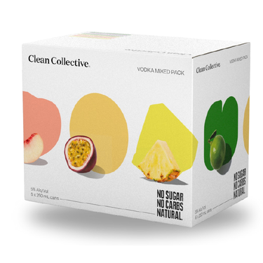 Clean Collective Mix Vodka 6 Pack Cans 250ml