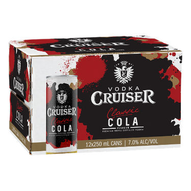 Cruiser Cola 7% 12 Pack Cans 250ml