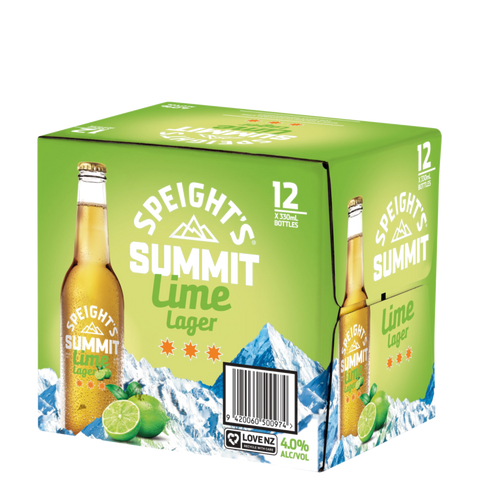 Speights Summit Lime 12 Pack Bottles 330ml