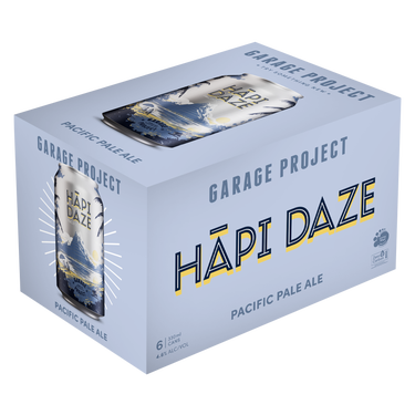 Garage Project Hapi Daze Pacific Pale Ale 6 Pack Cans 330ml