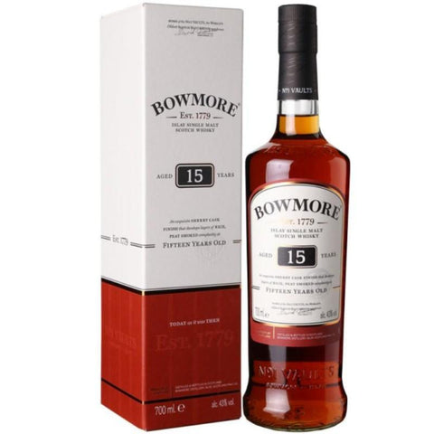 Bowmore 15yo Sherry Cask Single Malt Whisky 1L