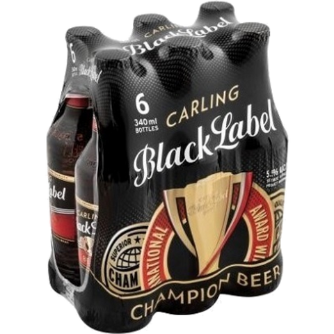 Carling Black Label 330ml x 6PK Btls