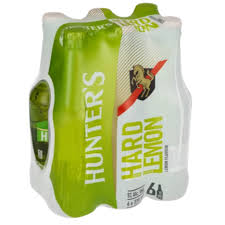 Hunters Hard Lemon 6Pk Btls