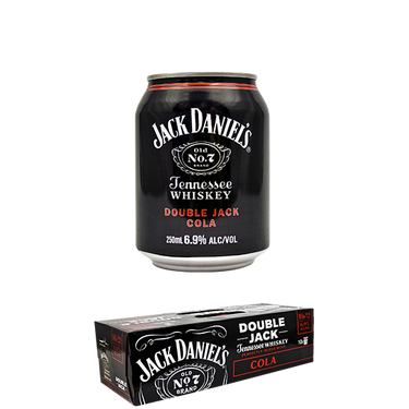 Jack Daniels Double Jack 6.9% 10 Pack Cans 250ml