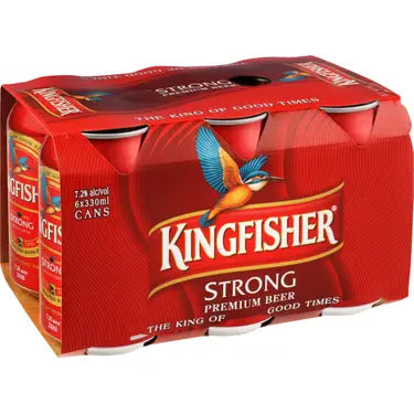 Kingfisher Strong 6 Pack Cans 330ml